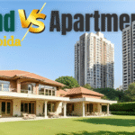 HNIs avoiding apartments in Noida 2025 – land vs apartment trend