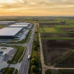 Modern warehouse facilities adjacent to prime freehold industrial land representing integrated industrial townships.