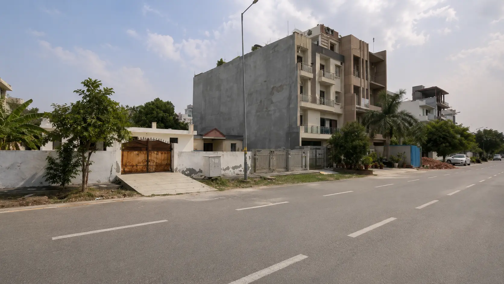 0 by 25 meter layout North West facing plot in Sector 105 Noida