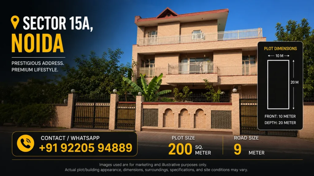 Residential land and plot in Noida property image showing premium residential development in Sector 15A