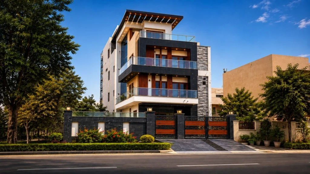 250 Sq.M luxury kothi dimensions 10 meter front by 25 meter depth in Sector 99 Noida