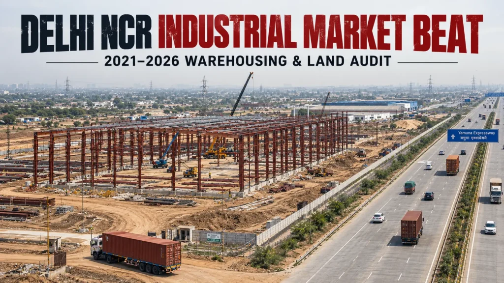 Delhi NCR industrial and warehousing demand audit showing factory construction and highway logistics.